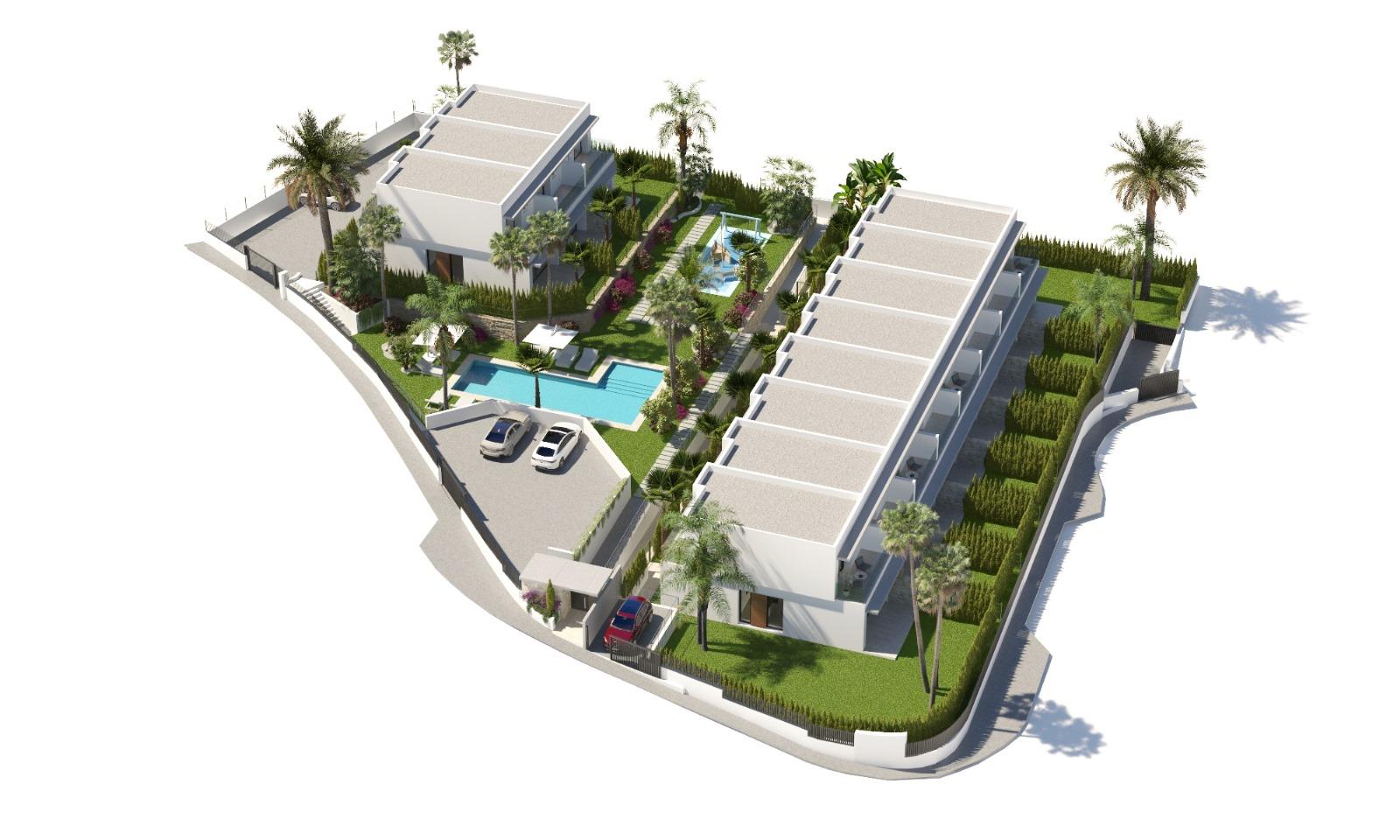 1346DA - New Build Villa with Private Garden and Terrace in Sierra Cortina, Finestrat