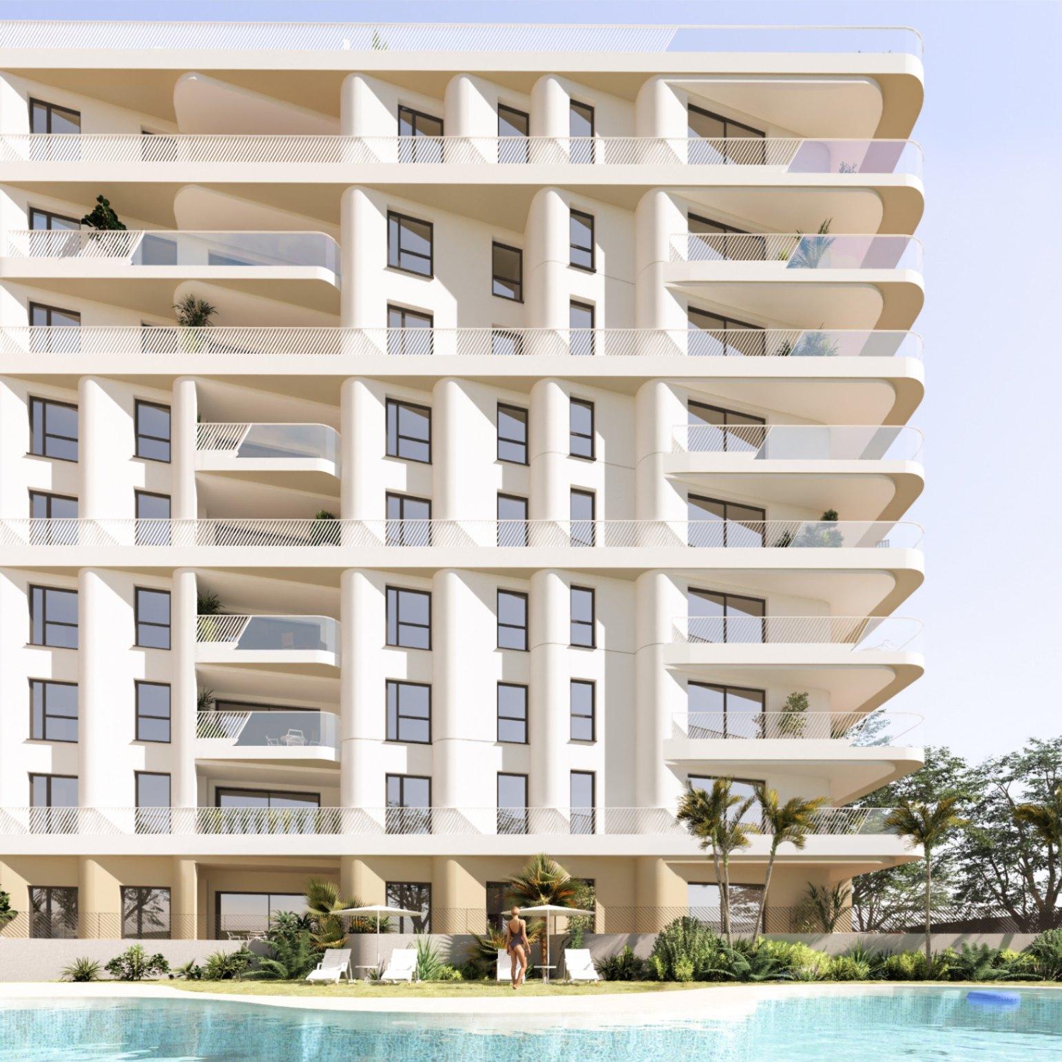 1347DA - Apartamento nuevo con vistas al mar y terraza en venta en Villajoyosa