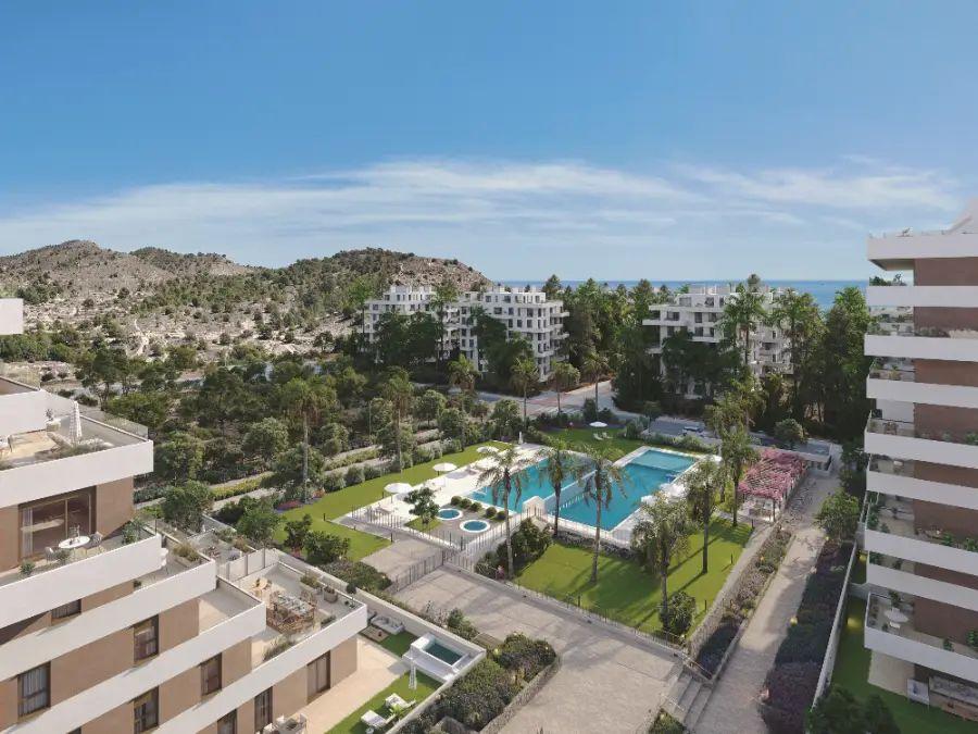 1349DR - Apartamento con Vistas al Mar y Terraza cerca de la Playa del Torres, Villajoyosa
