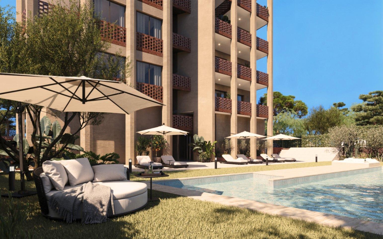 1352DA - Apartamento Moderno con amplia Terraza cerca de la Playa en Villajoyosa