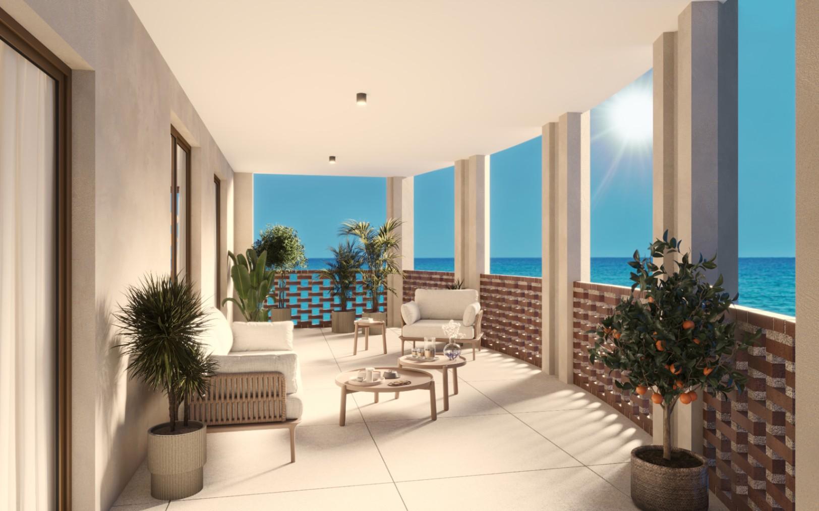 1352DA - Apartamento Moderno con amplia Terraza cerca de la Playa en Villajoyosa