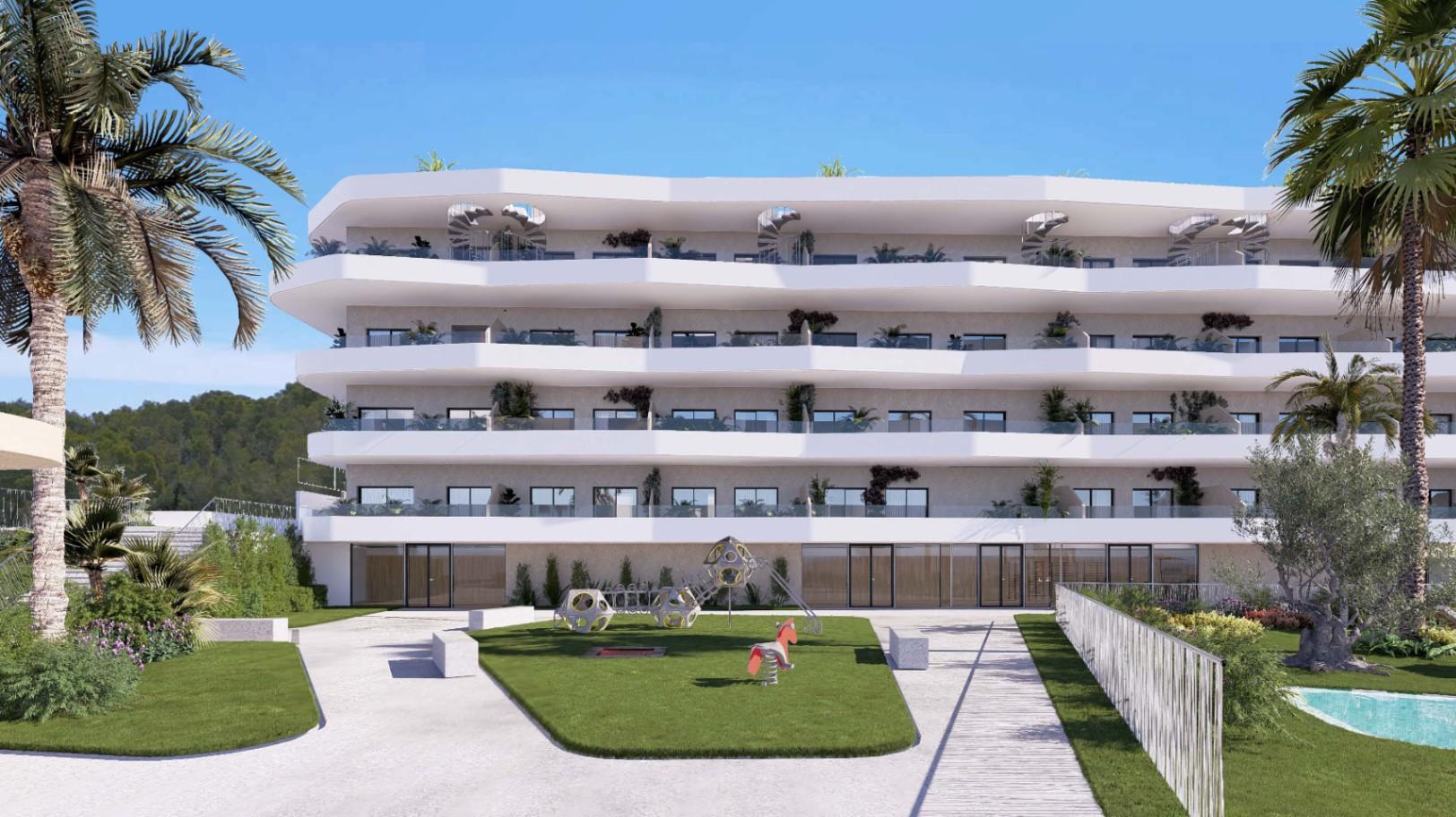 1353DA - Apartamentos Modernos de Nueva Construcción con Terrazas y Entornos Verdes en La Nucía