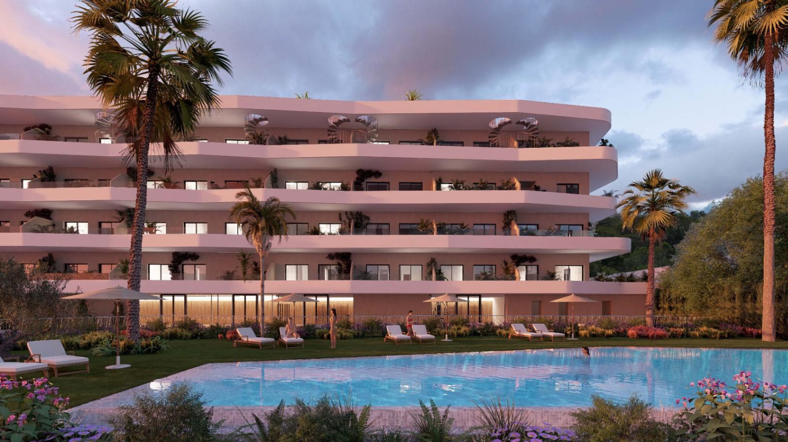 1353DA - Apartamentos Modernos de Nueva Construcción con Terrazas y Entornos Verdes en La Nucía