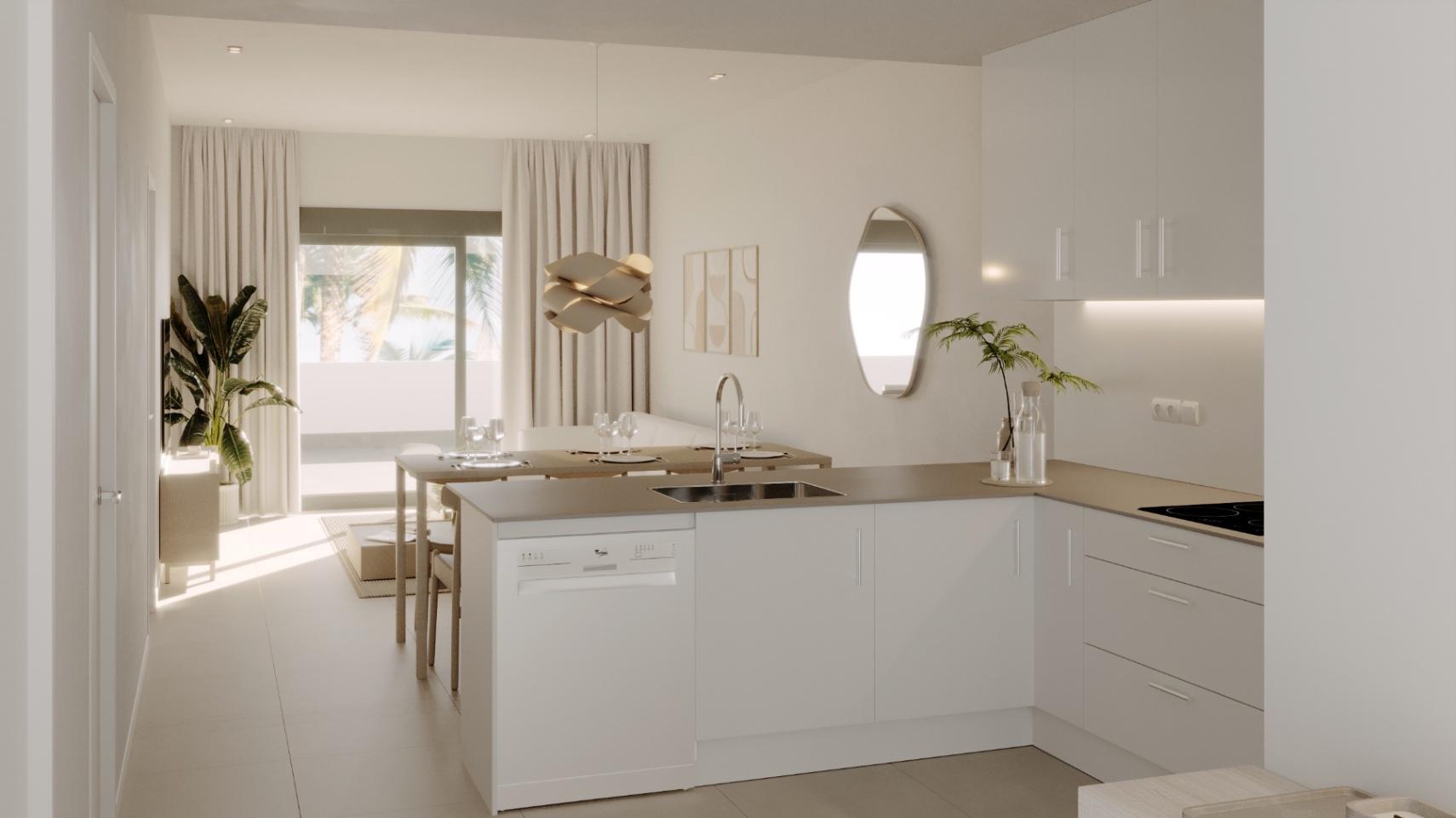 1353DA - Apartamentos Modernos de Nueva Construcción con Terrazas y Entornos Verdes en La Nucía