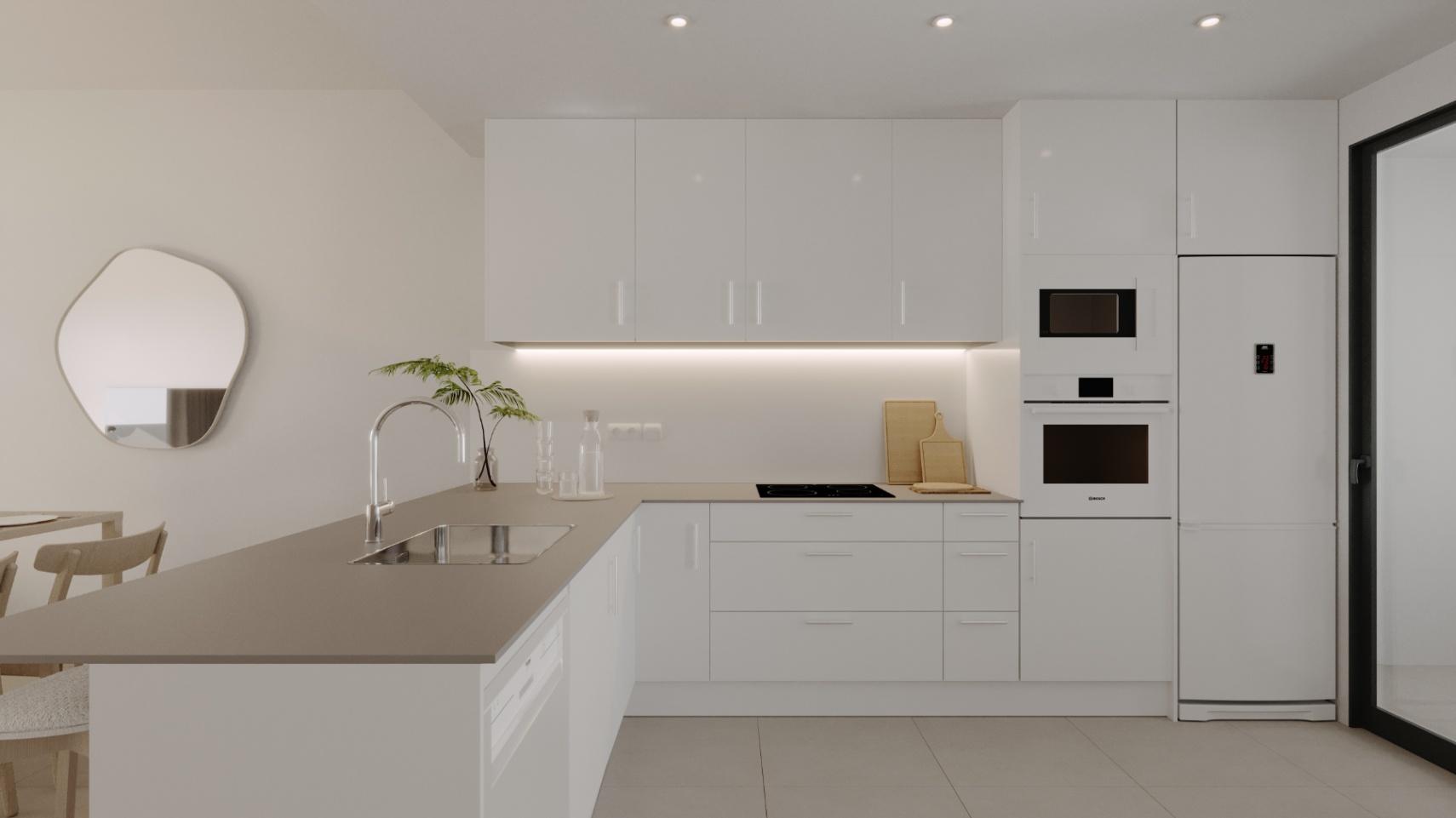 1353DA - Apartamentos Modernos de Nueva Construcción con Terrazas y Entornos Verdes en La Nucía