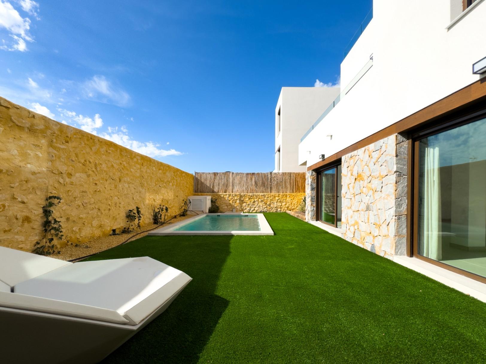 1357DA - Villa Moderna con Vistas al Mar en Finestrat