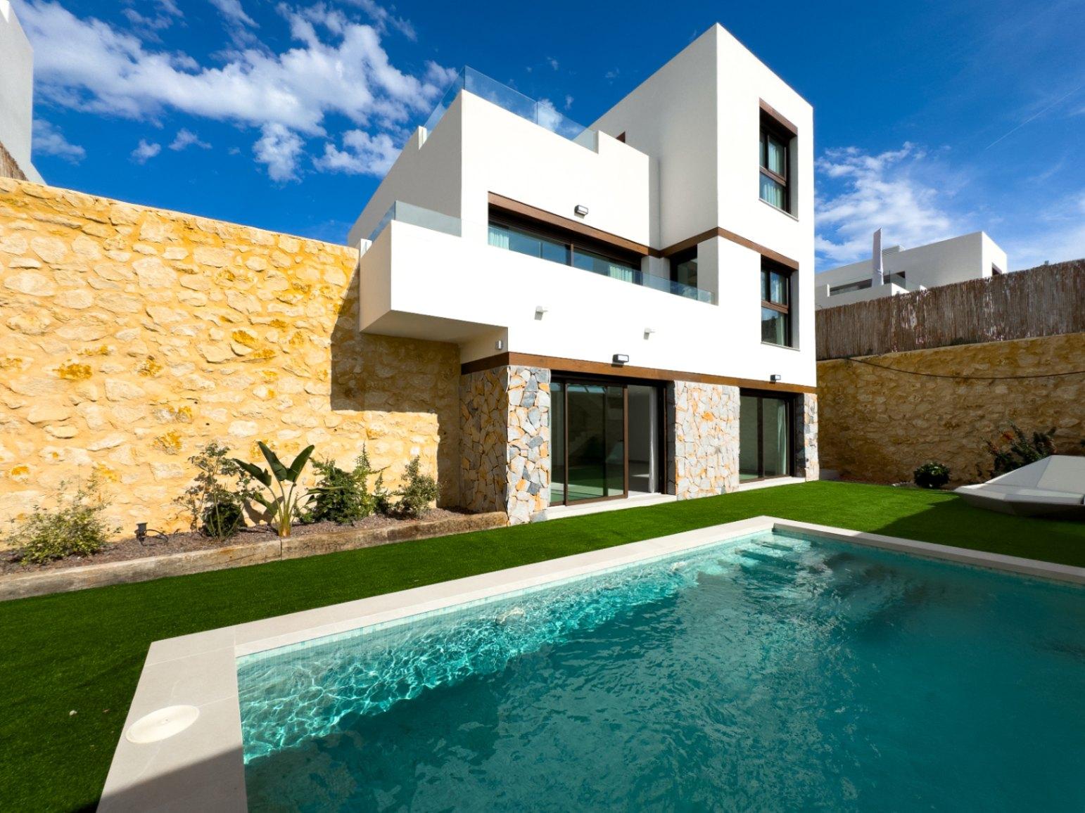 1357DA - Villa Moderna con Vistas al Mar en Finestrat