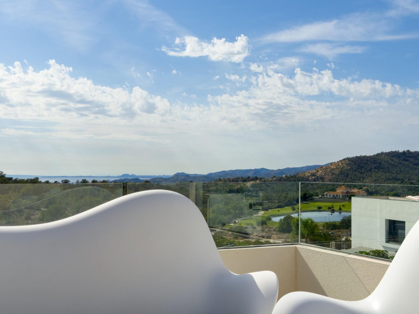 1357DA - Villa Moderna con Vistas al Mar en Finestrat
