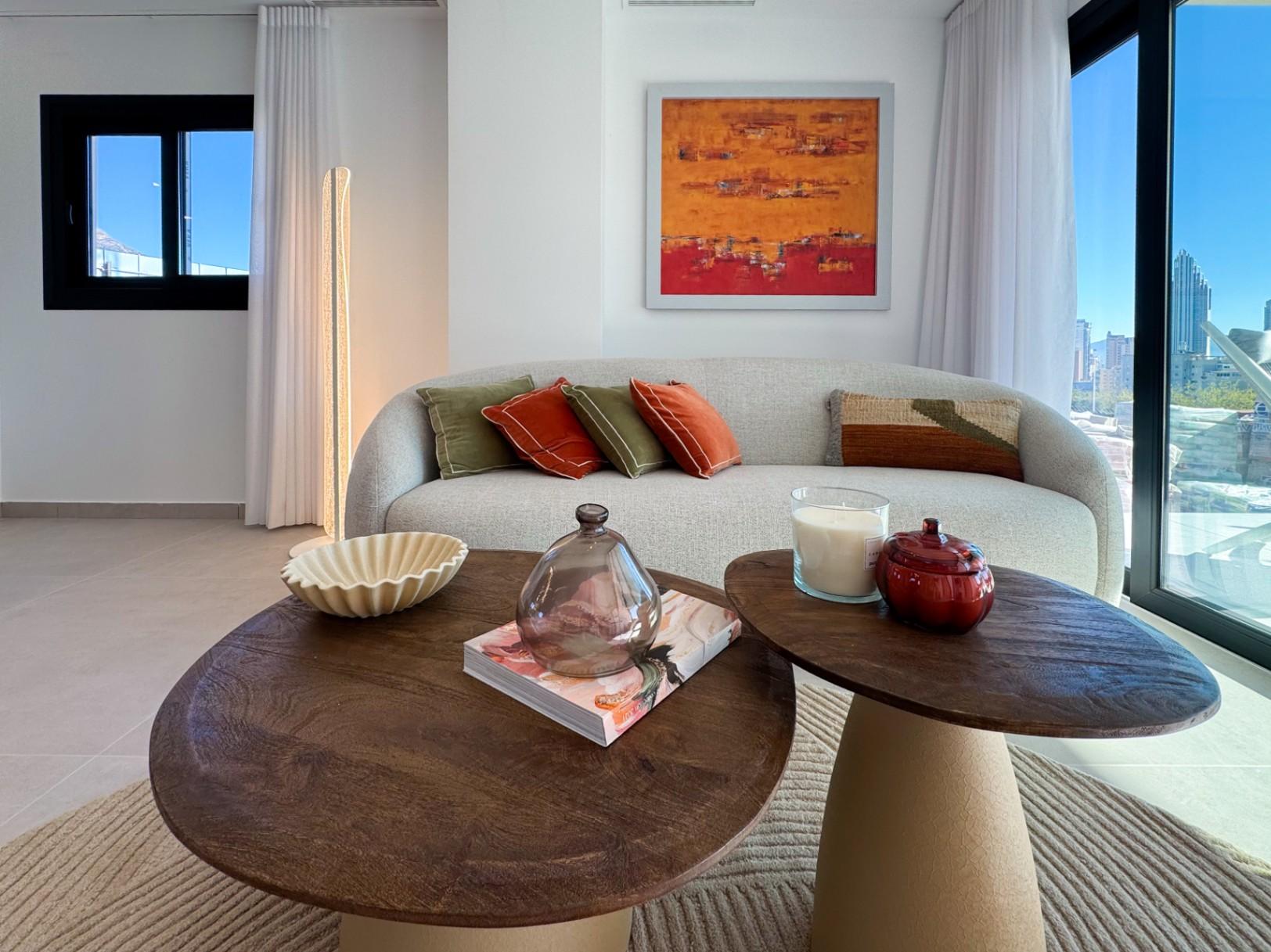 1370DA - Apartamentos nuevos contemporáneos cerca de la playa Cala de Finestrat