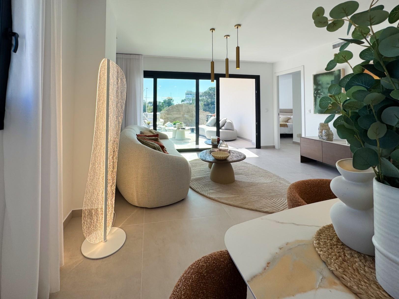 1370DA - Apartamentos nuevos contemporáneos cerca de la playa Cala de Finestrat