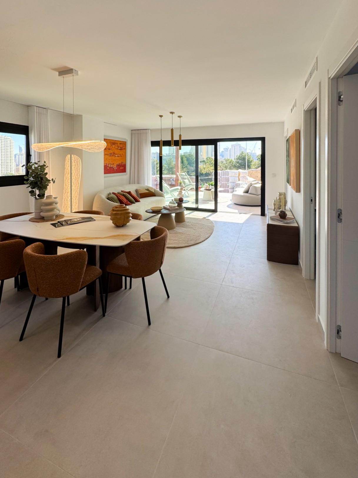 1370DA - Apartamentos nuevos contemporáneos cerca de la playa Cala de Finestrat