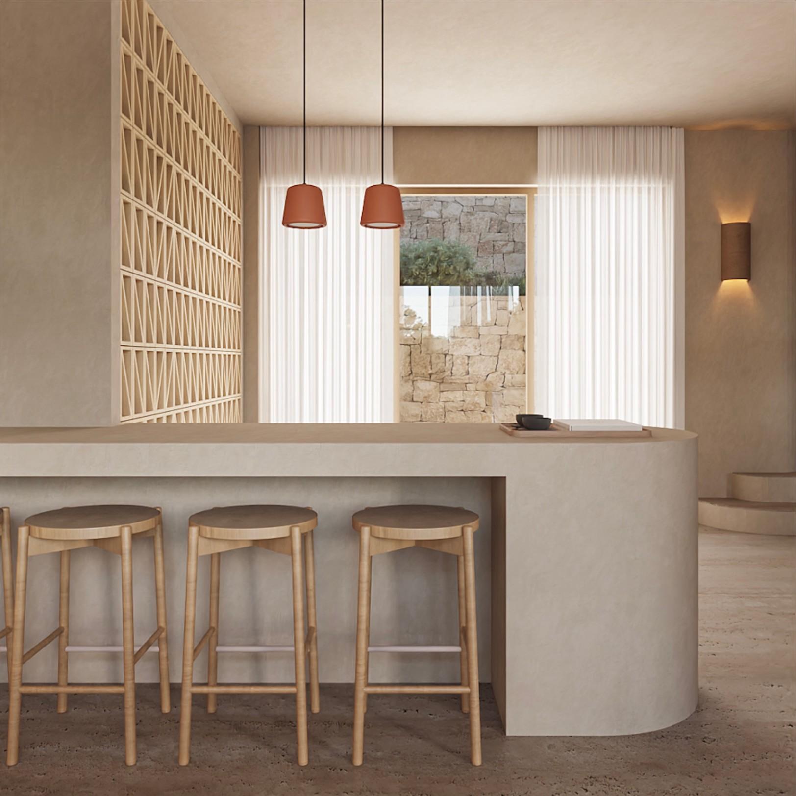 1381NS - Einzigartige Designer-Villa mit Panoramablick auf das Meer in Altea Hills