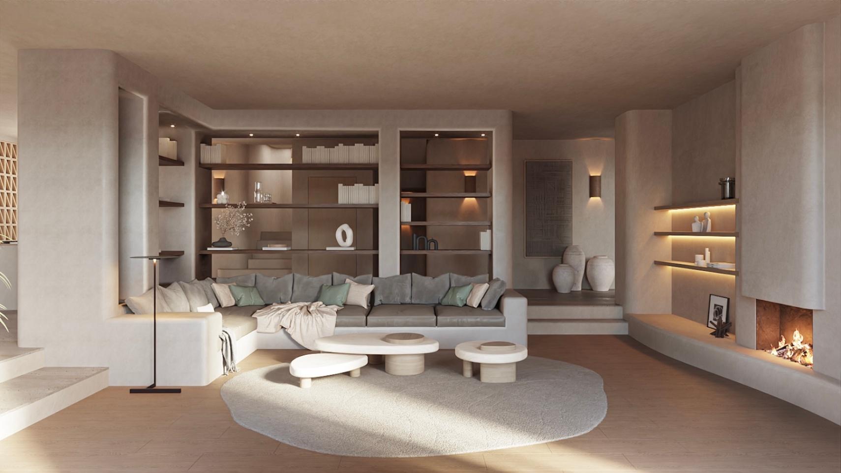 1381NS - Einzigartige Designer-Villa mit Panoramablick auf das Meer in Altea Hills