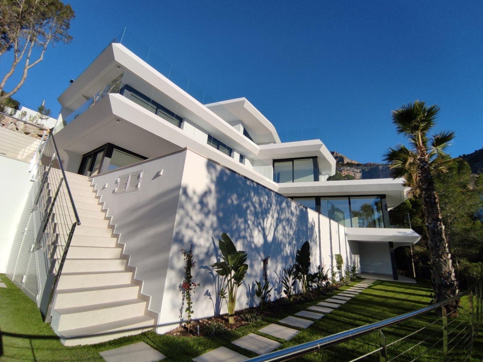 1383DA - Villa de luxe contemporaine avec vue panoramique sur la mer à Altea la Vella