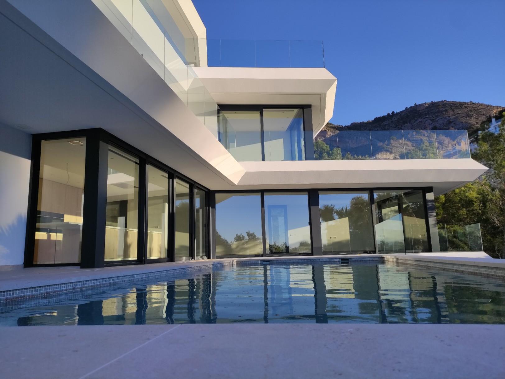1383DA - Villa de luxe contemporaine avec vue panoramique sur la mer à Altea la Vella