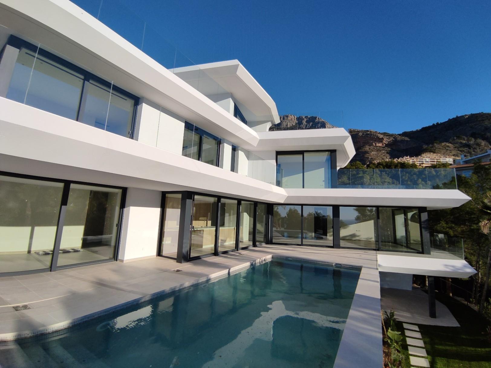 1383DA - Villa de luxe contemporaine avec vue panoramique sur la mer à Altea la Vella