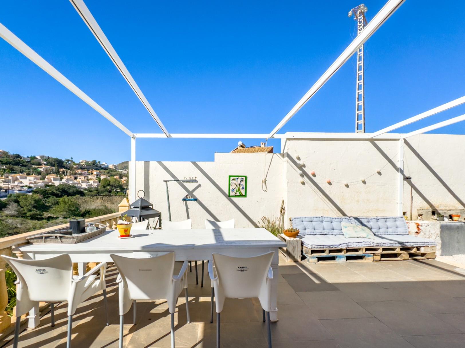 1386DA - Villa Mediterránea con Vistas al Mar, a Poca Distancia de la Playa, en Cala D'or, Campello