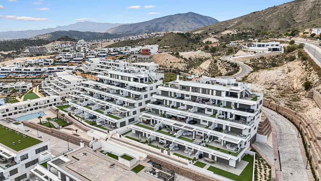 1393NS - Keyready: Exclusives modernes Penthouse im mediterranen Stil mit panoramicem Meerblick in Finestrat