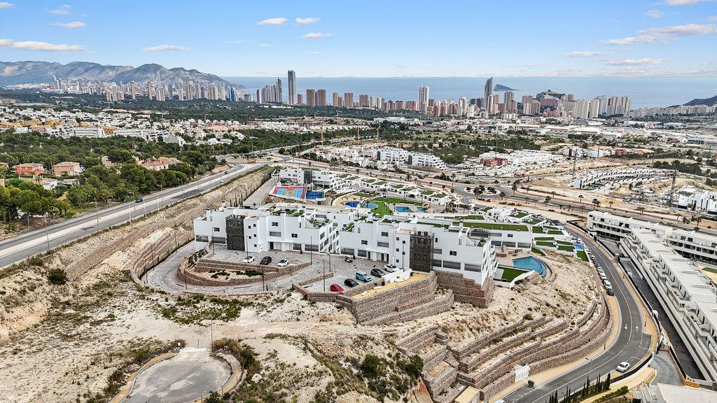 1393NS - Keyready: Exclusives modernes Penthouse im mediterranen Stil mit panoramicem Meerblick in Finestrat