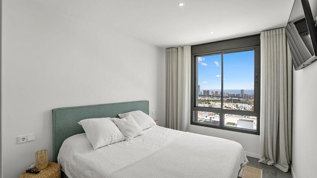 1393NS - Keyready: Exclusives modernes Penthouse im mediterranen Stil mit panoramicem Meerblick in Finestrat