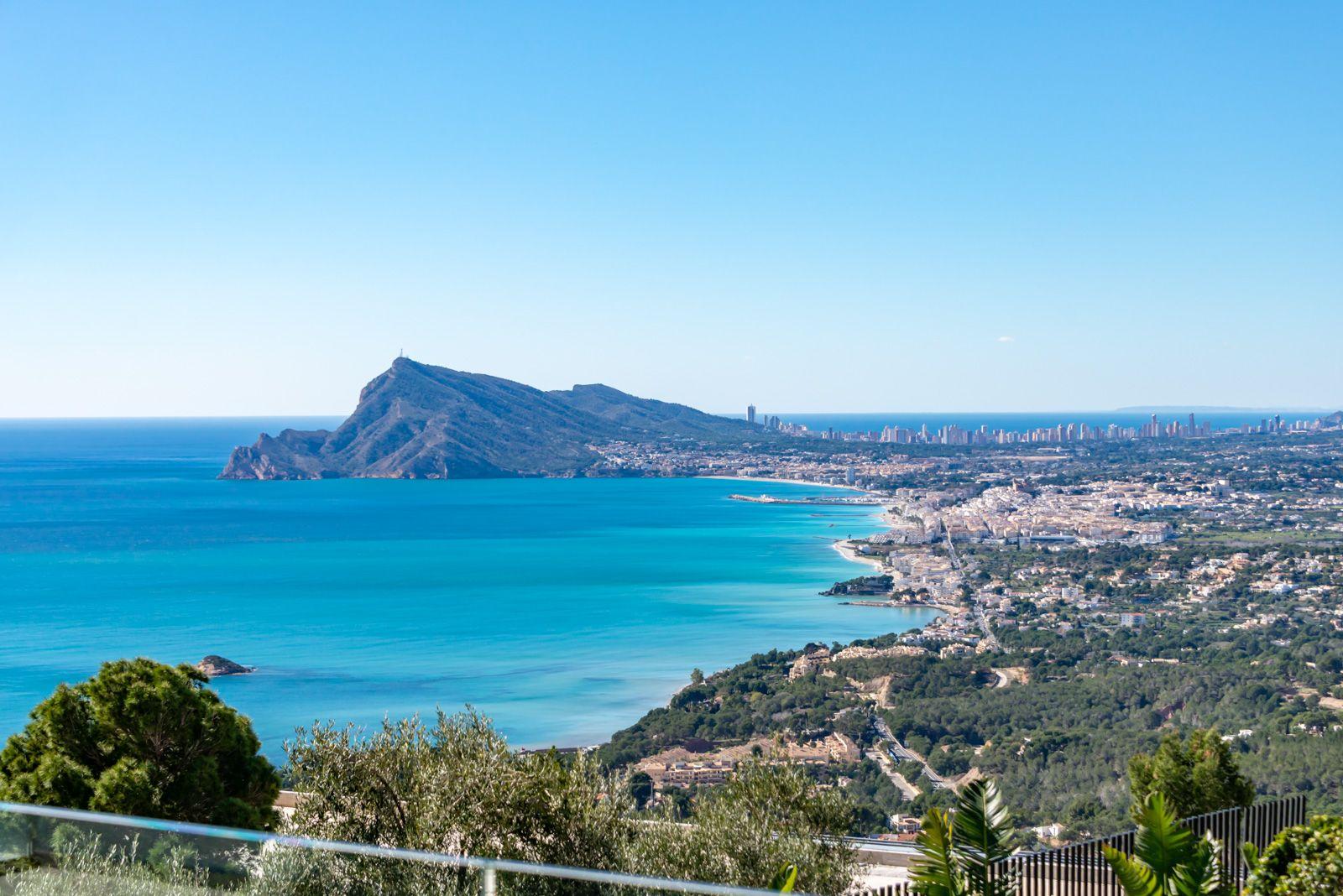 1397DA - Villa moderne de 4 chambres avec vue panoramique sur la mer à Altea Hills