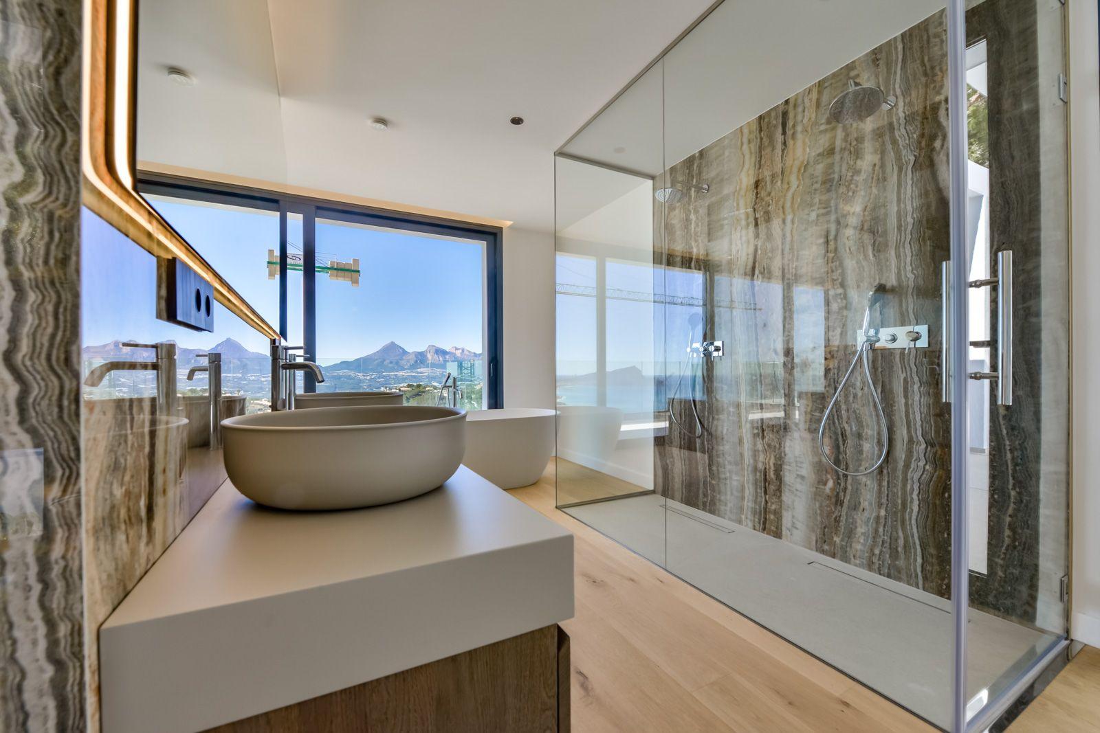 1397DA - Villa moderne de 4 chambres avec vue panoramique sur la mer à Altea Hills