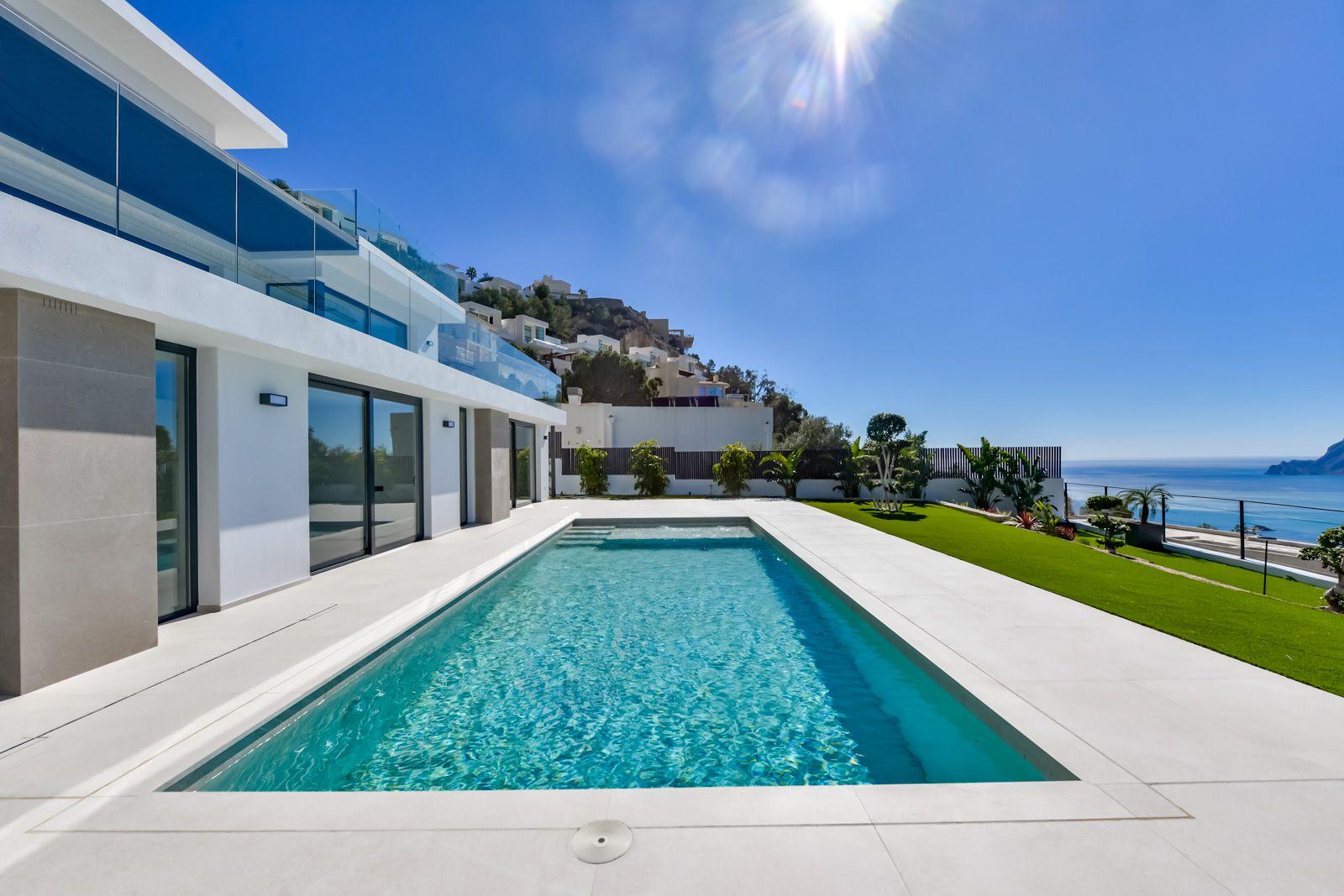 1397DA - Villa moderne de 4 chambres avec vue panoramique sur la mer à Altea Hills