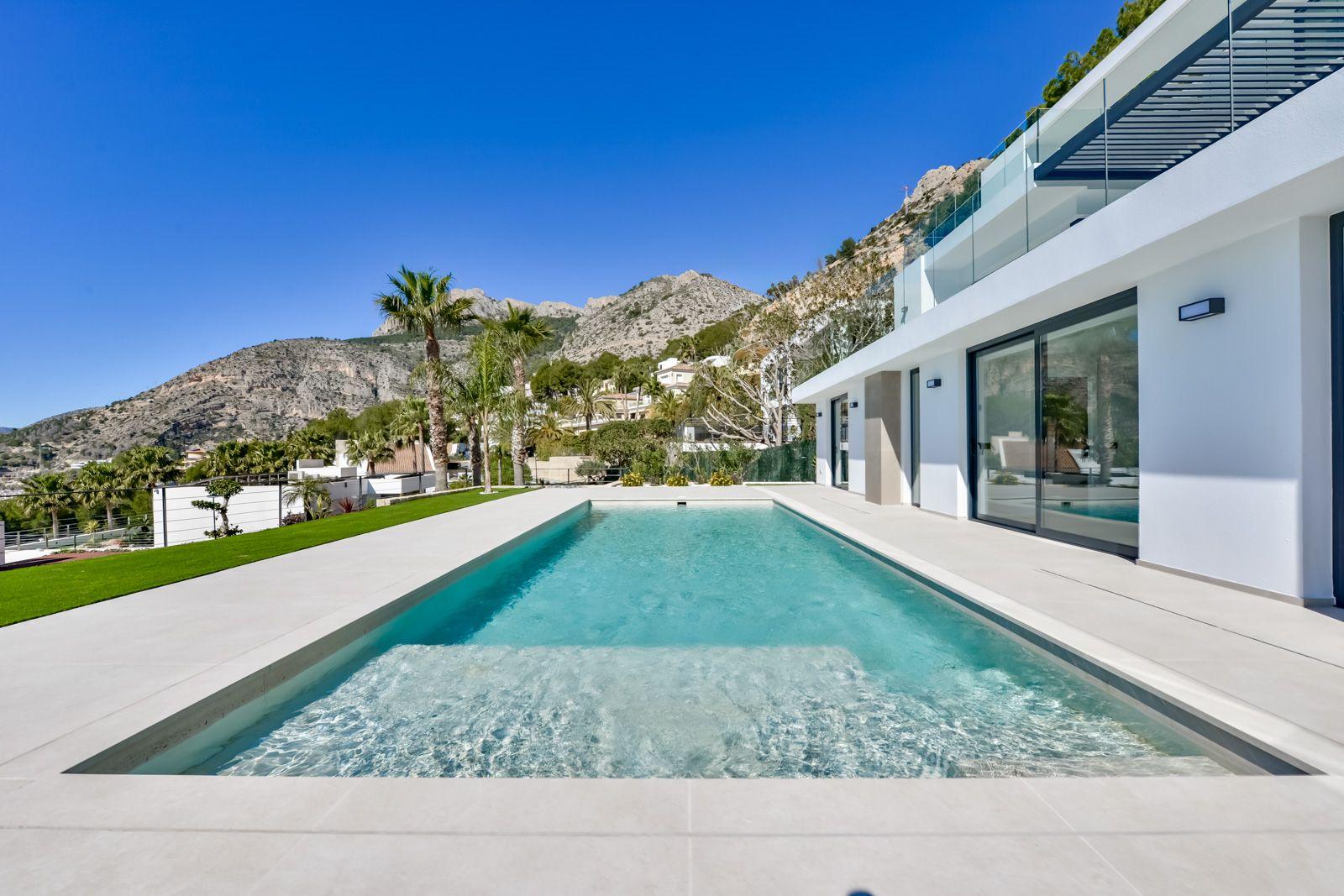 1397DA - Villa moderne de 4 chambres avec vue panoramique sur la mer à Altea Hills