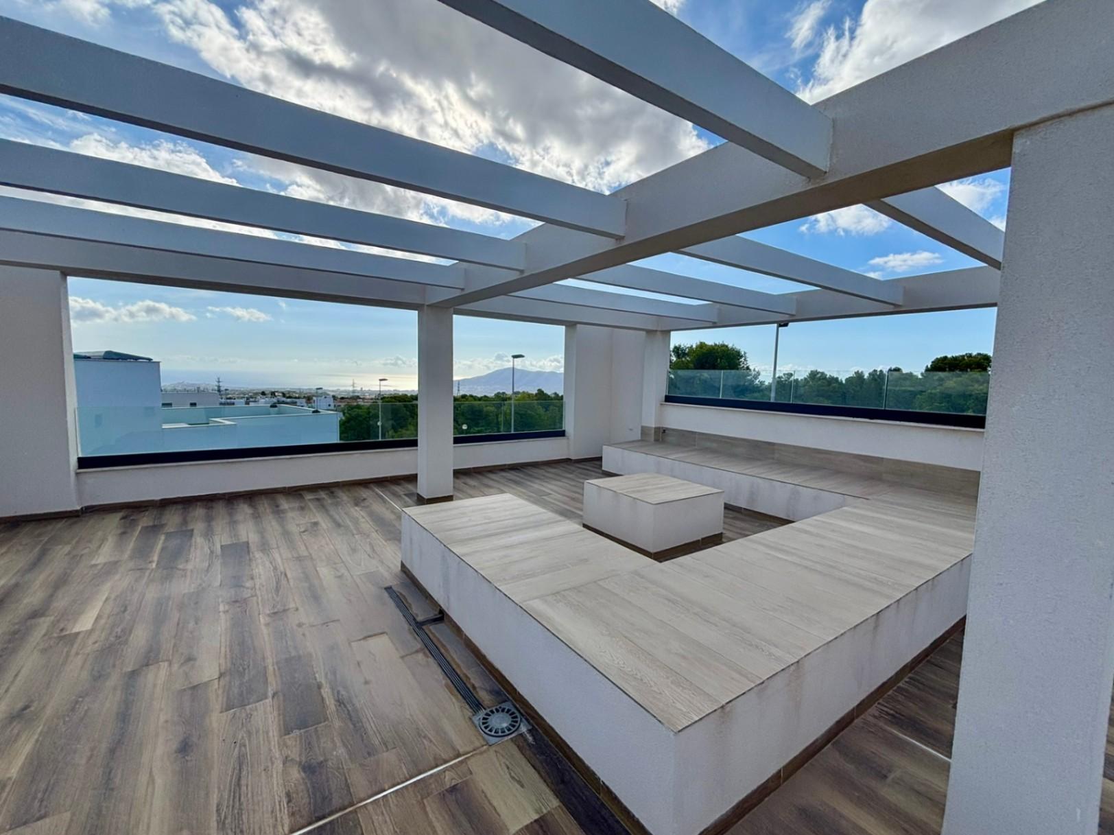 1398NS - Villa contemporaine de 5 chambres avec vue sur la mer et les montagnes à Polop de la Marina