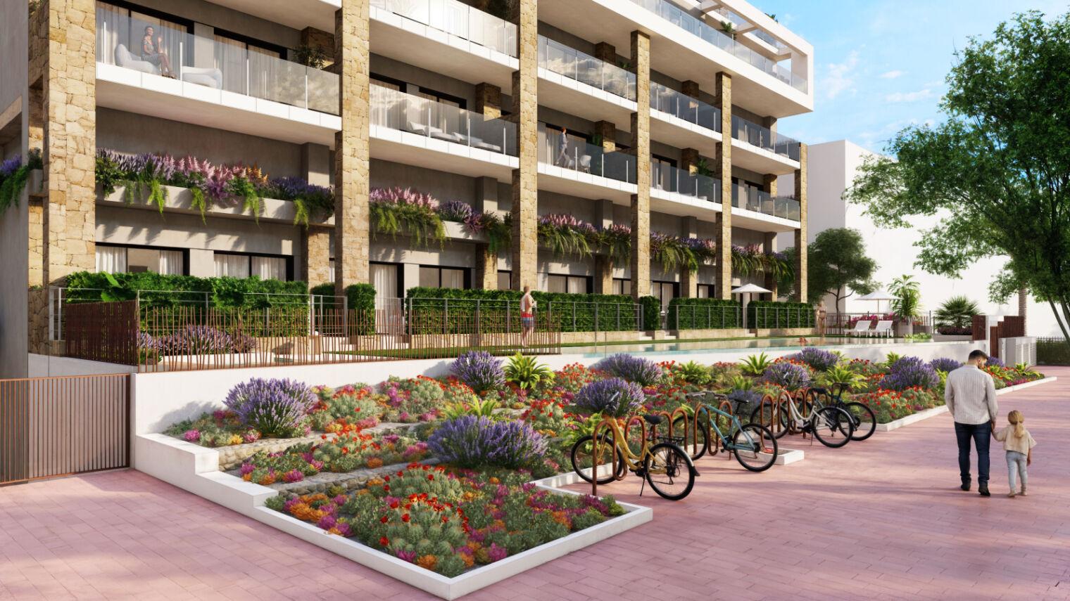 1402DA - Appartementos en primera línea de mar con vistas al Mediterráneo en Villajoyosa