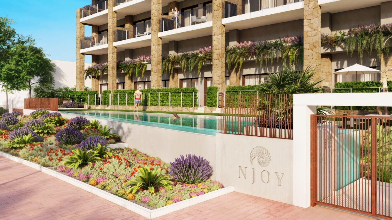 1402DA - Appartementos en primera línea de mar con vistas al Mediterráneo en Villajoyosa