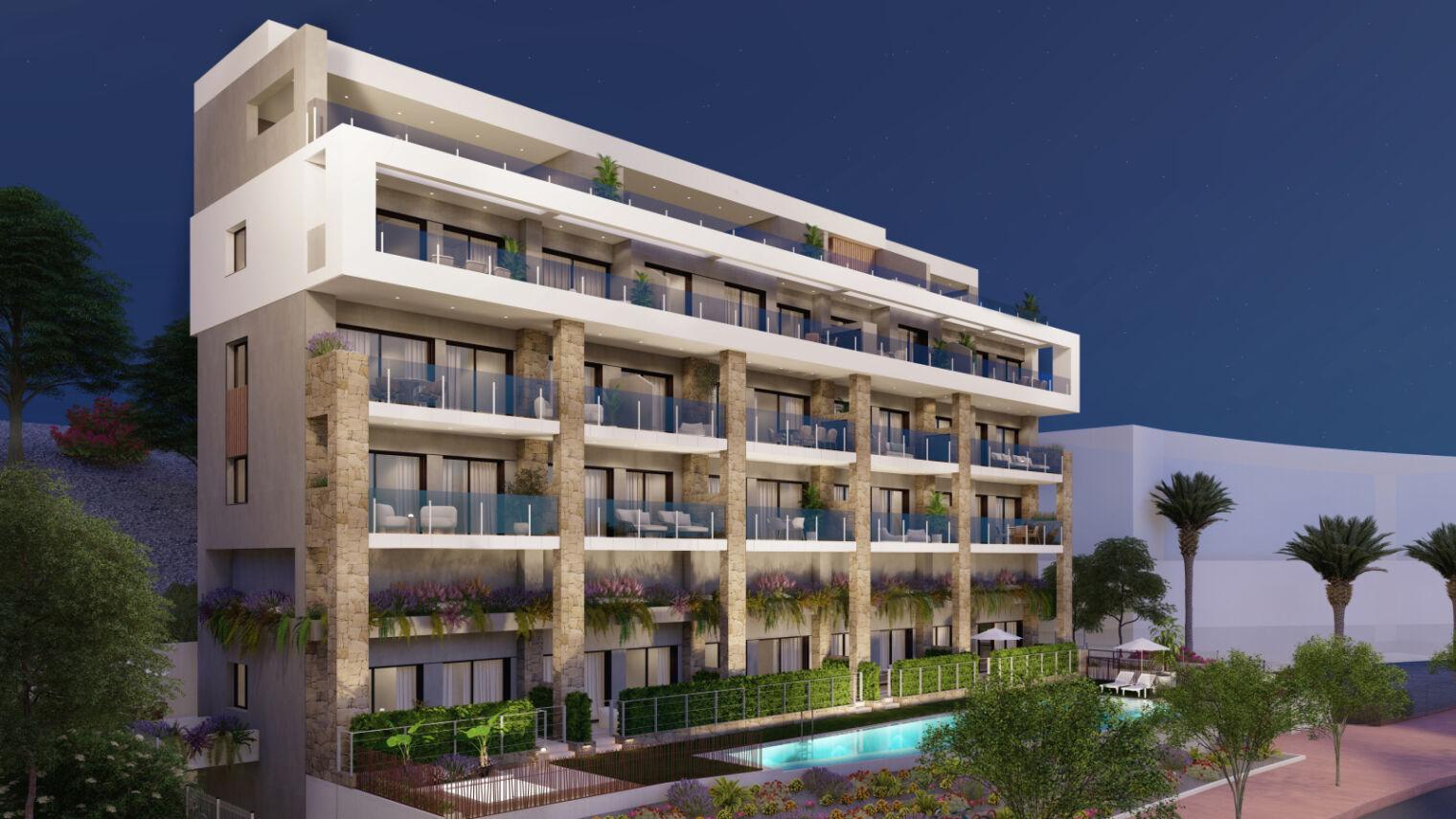 1402DA - Appartementos en primera línea de mar con vistas al Mediterráneo en Villajoyosa