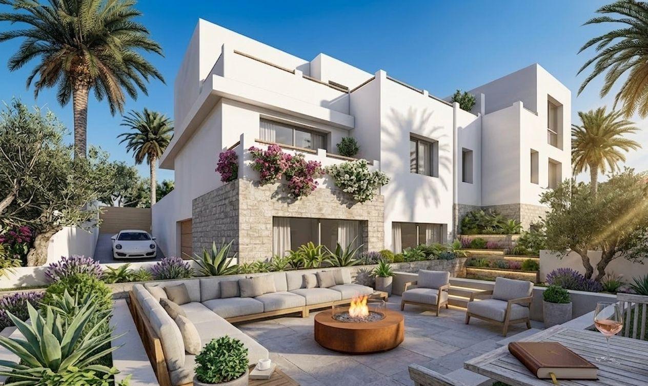 1401DA - Villas contemporaines écologiques de luxe avec vues panoramiques sur la mer à Alfaz del Pi