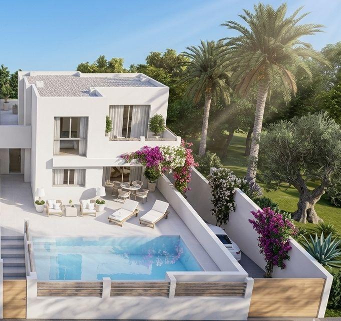 1401DA - Villas contemporaines écologiques de luxe avec vues panoramiques sur la mer à Alfaz del Pi