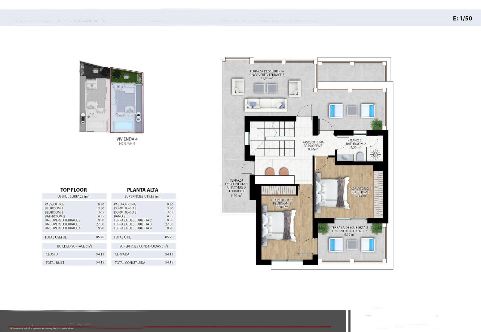 1401DA - Villas contemporaines écologiques de luxe avec vues panoramiques sur la mer à Alfaz del Pi
