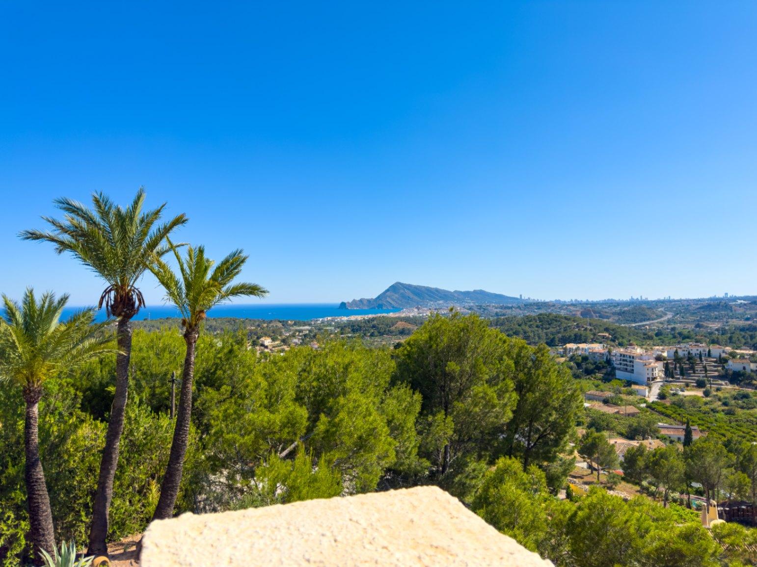 1404DR - Villa avec vues panoramiques dans un emplacement superbe près du parcours de golf d'Altea.