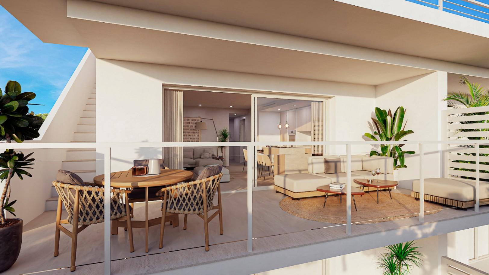 1408DA - Moderne appartementen en duplexwoningen op een toplocatie aan de Costa Blanca in Finestrat.