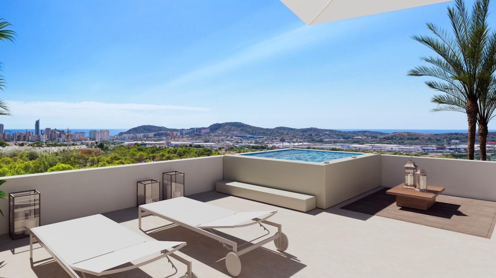 1408DA - Moderne appartementen en duplexwoningen op een toplocatie aan de Costa Blanca in Finestrat.