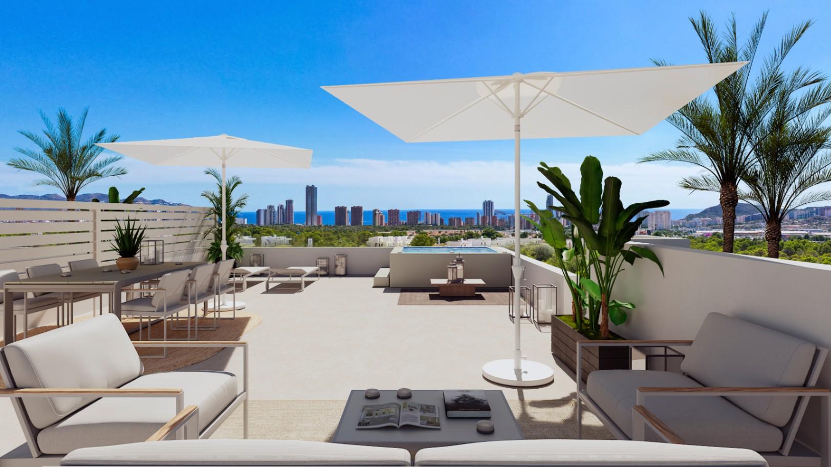 1408DA - Moderne appartementen en duplexwoningen op een toplocatie aan de Costa Blanca in Finestrat.