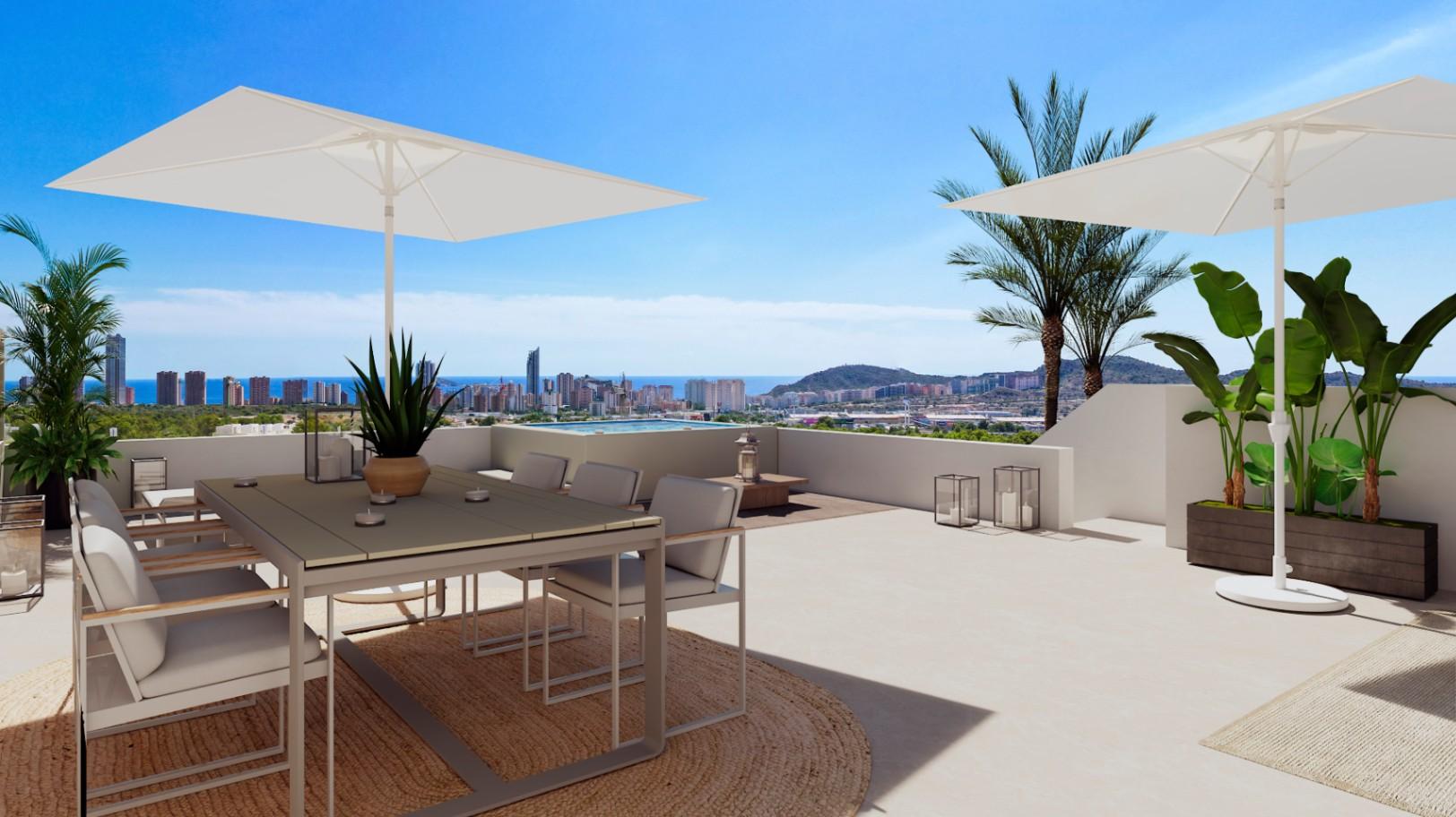 1408DA - Moderne appartementen en duplexwoningen op een toplocatie aan de Costa Blanca in Finestrat.