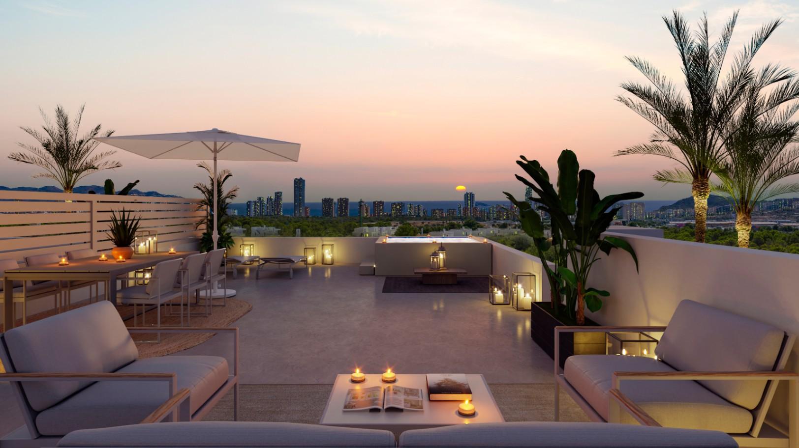 1408DA - Moderne appartementen en duplexwoningen op een toplocatie aan de Costa Blanca in Finestrat.
