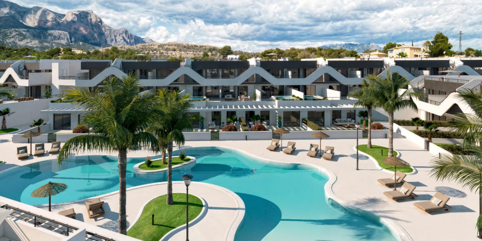 1407DA - Appartements contemporains avec espaces extérieurs privés dans un cadre paisible et en hauteur.