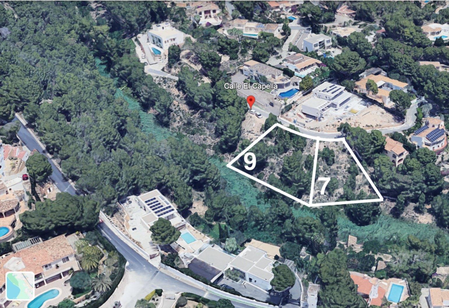 1411DA - Building plot in Galera de las Palmeras, one of the most sought-after residential areas of Altea.