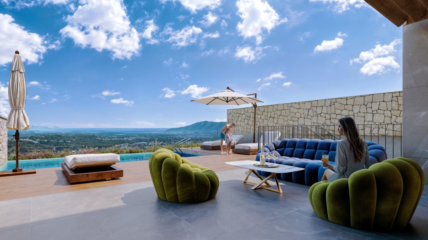 1413DA - Villas Exclusivas con Vistas al Mar y Diseño Mediterráneo Moderno