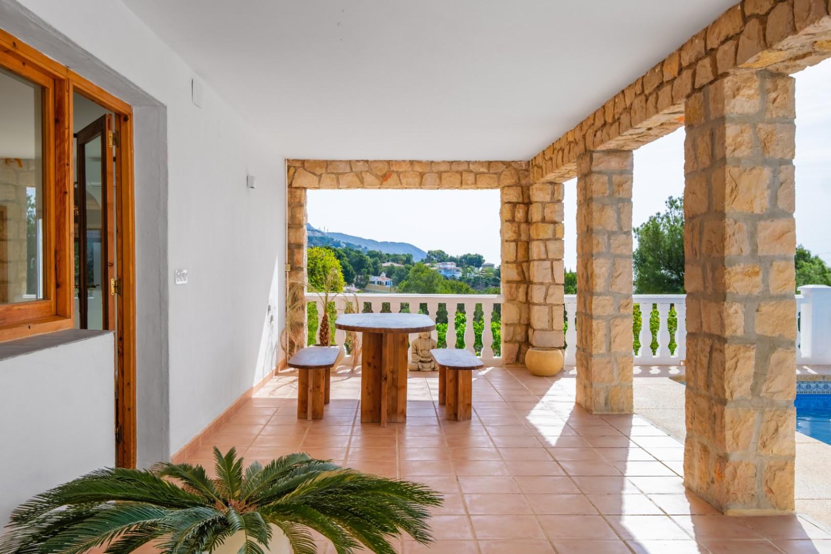 1415NS - Mittelmeer-Villa mit Meerblick und ibizenkischem Charme in Altea