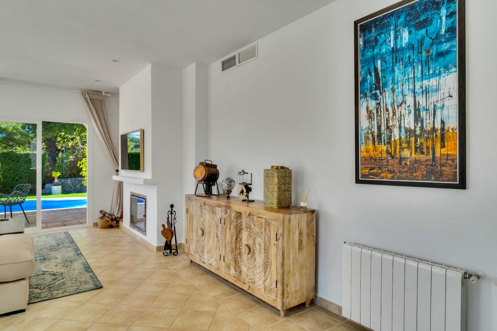 1416DA - Villa méditerranéenne avec piscine chauffée et intimité près de Altea Golf