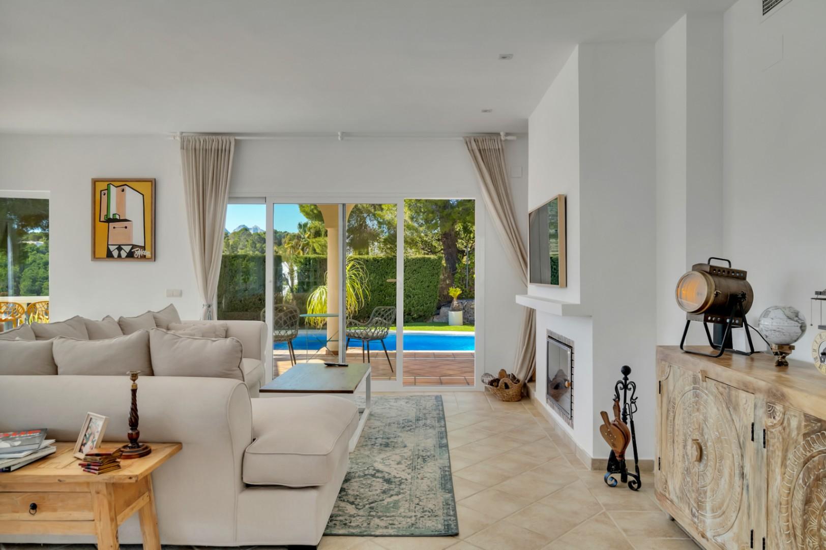 1416DA - Villa méditerranéenne avec piscine chauffée et intimité près de Altea Golf