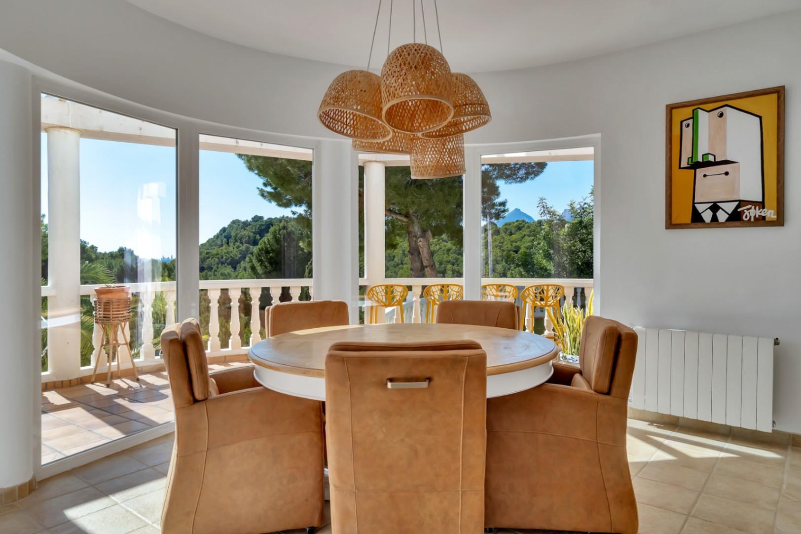 1416DA - Villa méditerranéenne avec piscine chauffée et intimité près de Altea Golf
