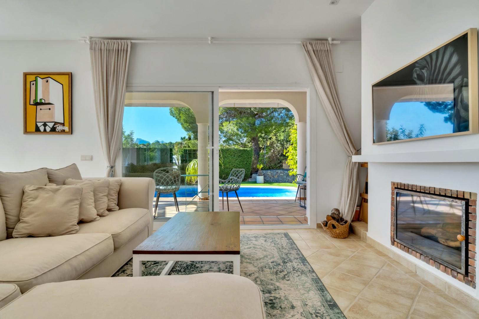 1416DA - Villa méditerranéenne avec piscine chauffée et intimité près de Altea Golf