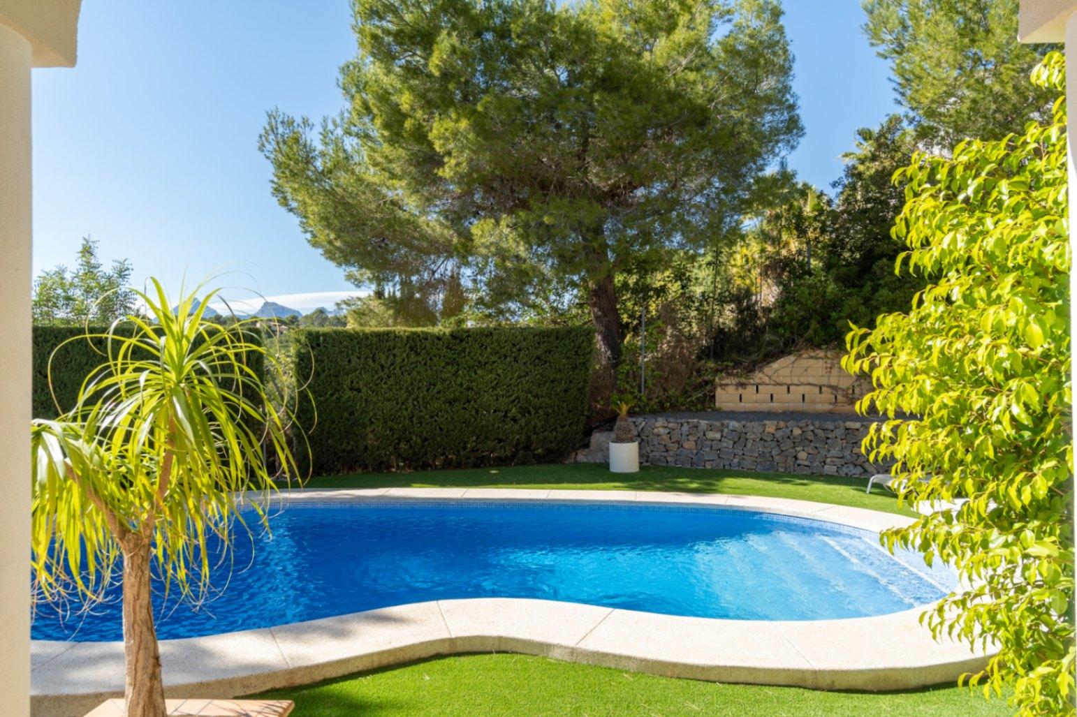 1416DA - Villa méditerranéenne avec piscine chauffée et intimité près de Altea Golf
